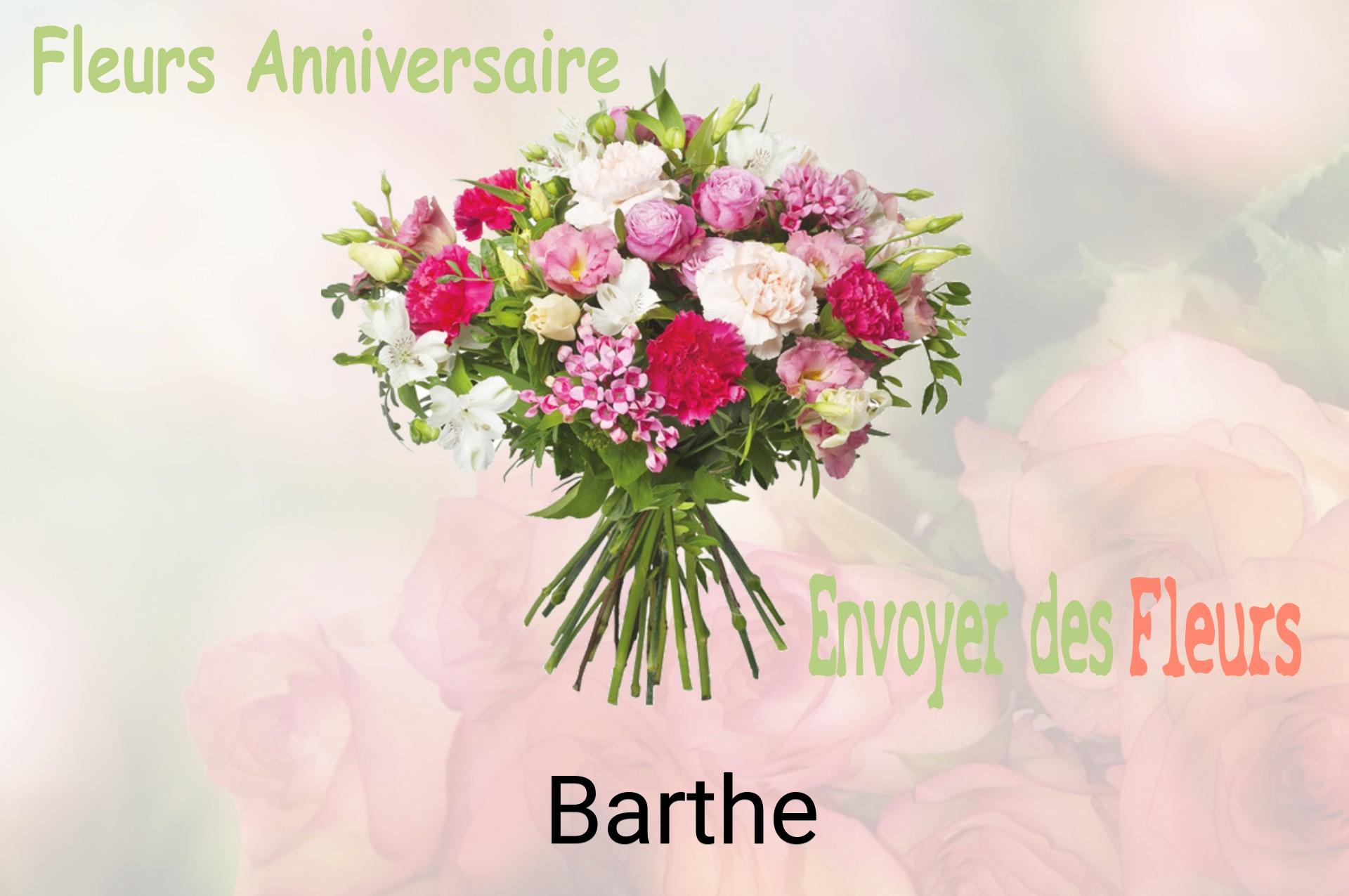 Bouquet de fleurs d’anniversaire livré à Barthe