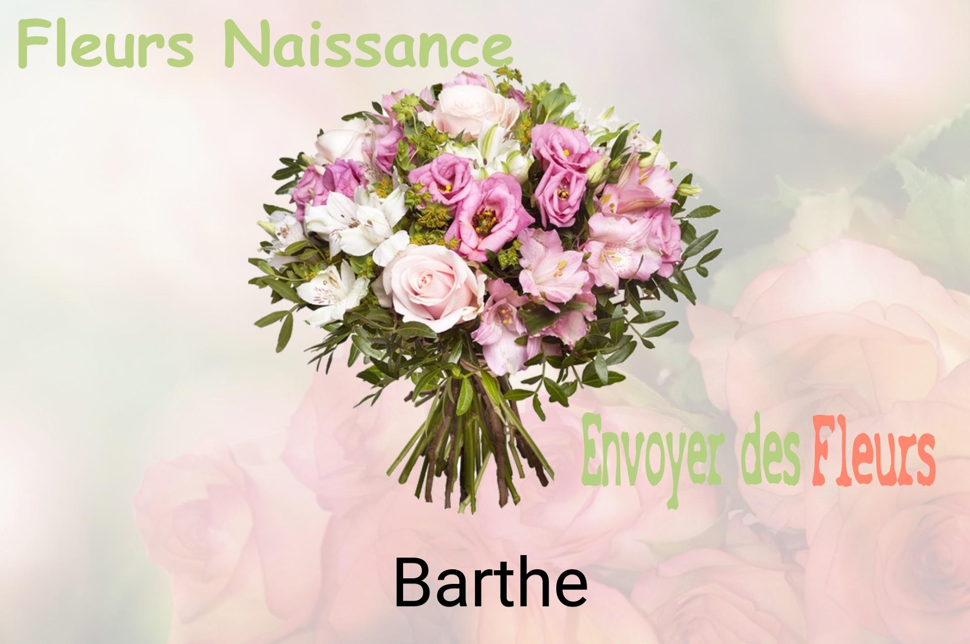 Bouquet de fleurs de naissance livré à Barthe